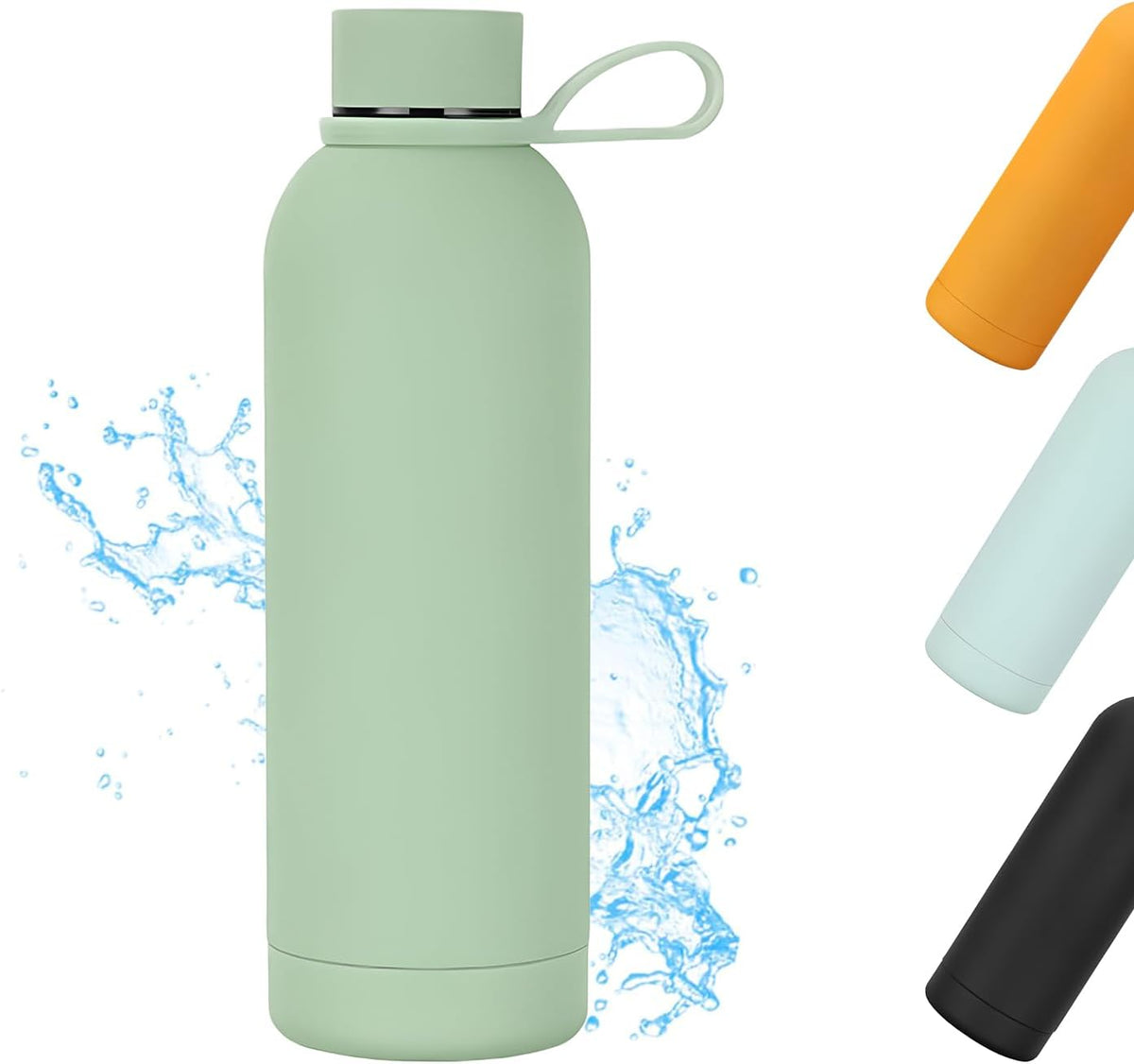 750 ML Stainless Steel Gym Water Bottles Bpa-Free Thermos for Hot & Cold