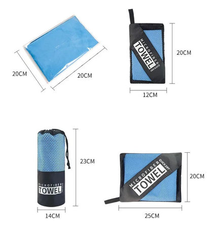 New Microfiber Sports Towel Super Absorbent for Yoga Fitness and Travel