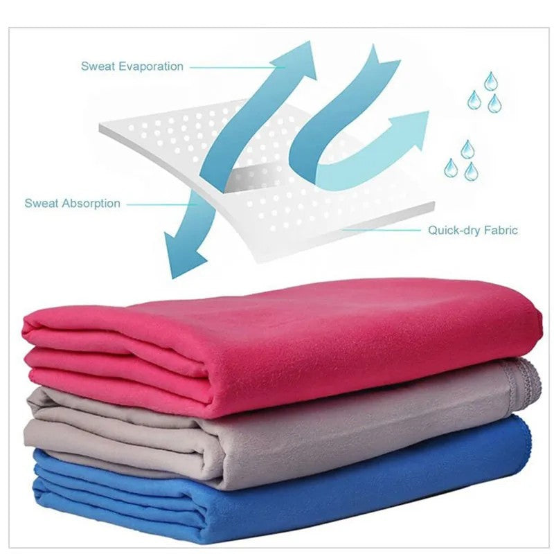 New Microfiber Sports Towel Super Absorbent for Yoga Fitness and Travel