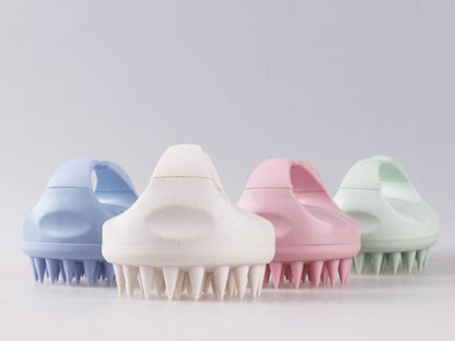 Body & Scalp Massager Shampoo Brush Silicone Scalp Exfoliator Hair Wash Tool for Women, Men, Kids, Pets