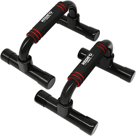 Push up Bars Strength Training - Workout Stands with Ergonomic Push-Up Bracket Board with Non-Slip Sturdy Structure Portable for Home Fitness Training Push up Stands Handle for Floor Workouts (Black)