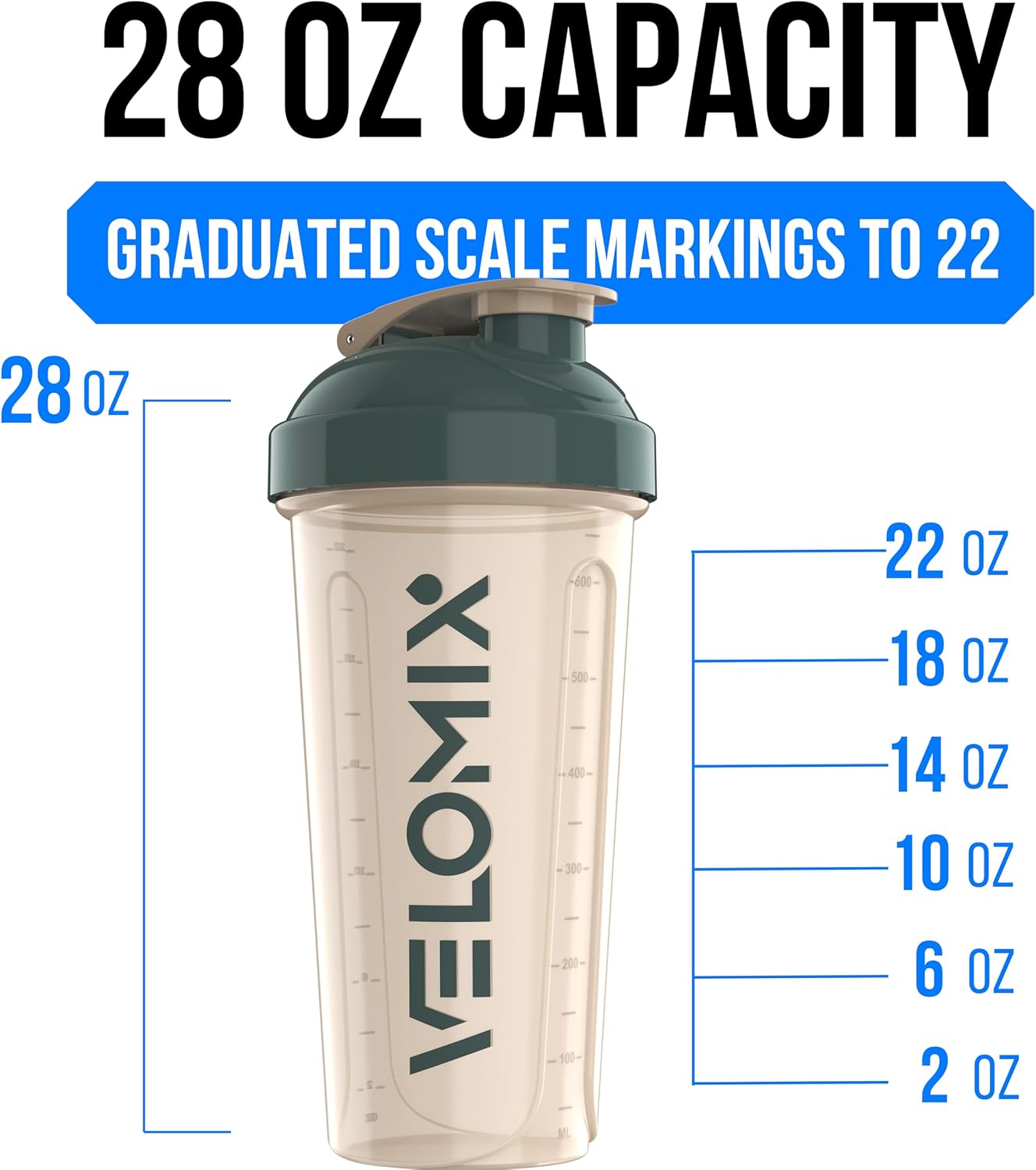 2 Set Shaker Bottles 2 Pack- 28 Oz Protein Shaker Bottles for Protein Mixes - 2X Wire Whisk | Leak Proof Shaker Cups for Protein Shakes | Protein Shaker Bottle Pack
