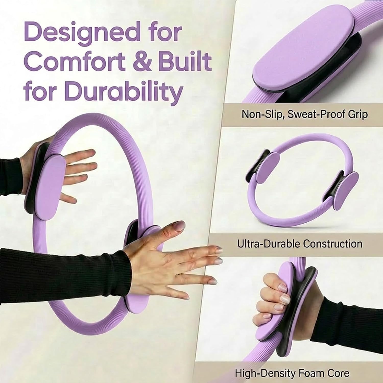 Pilates Ring and Ball Equipment Set for Women 
