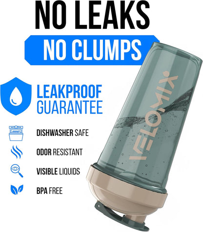 2 Set Shaker Bottles 2 Pack- 28 Oz Protein Shaker Bottles for Protein Mixes - 2X Wire Whisk | Leak Proof Shaker Cups for Protein Shakes | Protein Shaker Bottle Pack