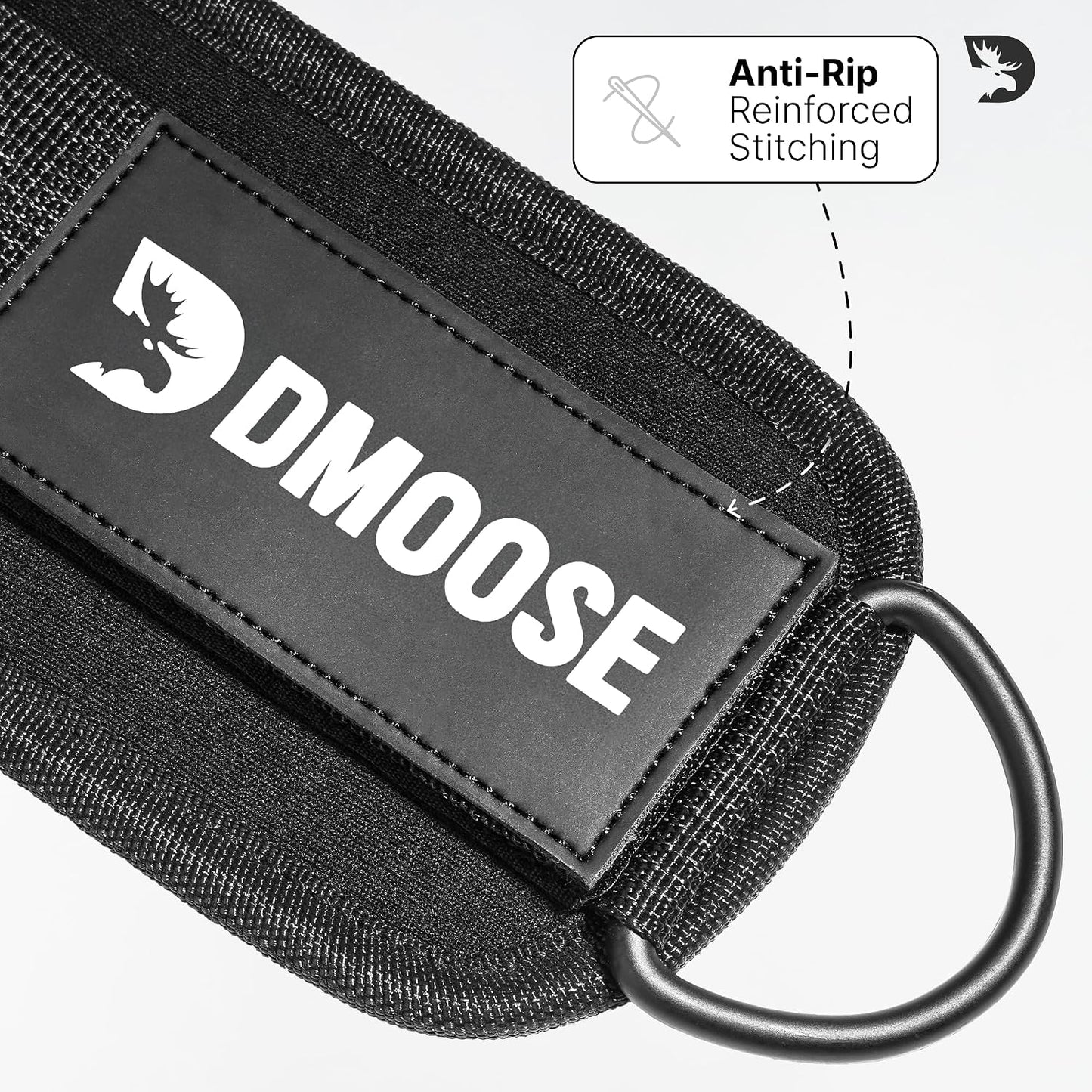 Ankle Straps for Cable Machines - One Size Fit with Premium Padding, Glute Kickback Ankle Strap, Cable Attachments for Gym, Booty Workouts, Leg Extension & Hip Abductors