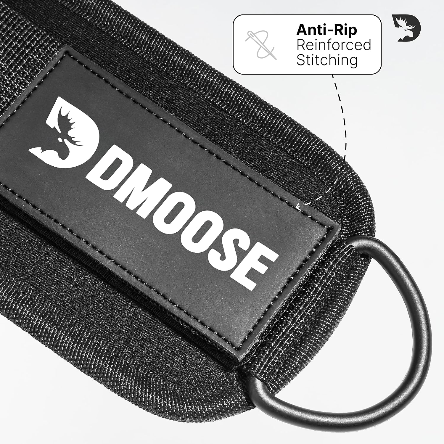 Ankle Straps for Cable Machines - One Size Fit with Premium Padding, Glute Kickback Ankle Strap, Cable Attachments for Gym, Booty Workouts, Leg Extension & Hip Abductors