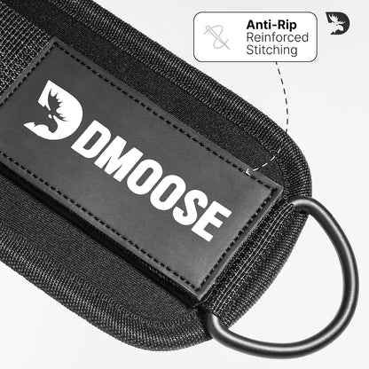 Ankle Straps for Cable Machines - One Size Fit with Premium Padding, Glute Kickback Ankle Strap, Cable Attachments for Gym, Booty Workouts, Leg Extension & Hip Abductors